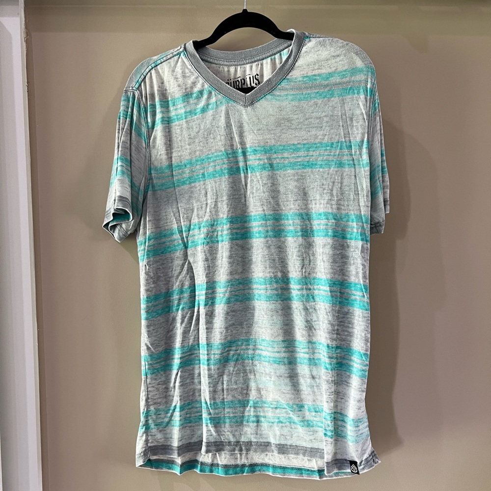 Surplus Mens Large V neck T-shirt
